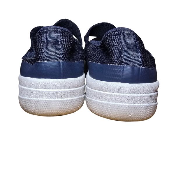 Fitflop Women Uberknit Mary Jane Ballerina 6.5 Flat Slip-on Shoe Comfort Navy - Picture 6 of 8